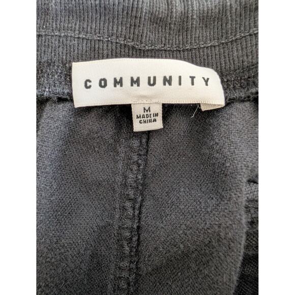 Aritzia Community Cebu Jogger Women Size M (32x28)* Black Tapered Cargo Pull On - Picture 5 of 13
